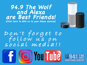 Connect with 94.9 The Wolf Through Alexa